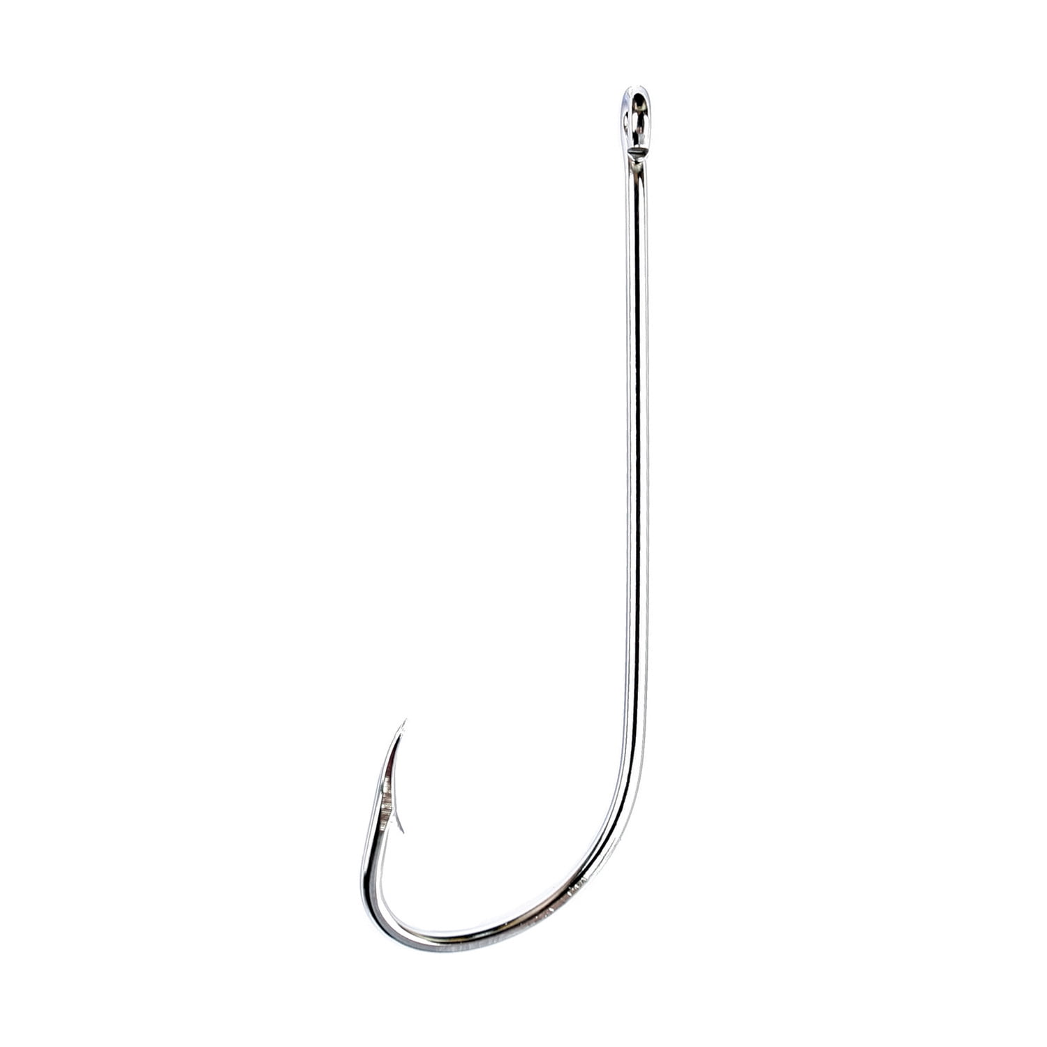 Eagle Claw EC066NA3 Long Shank Hook Assortment, Nickel, 101 Piece