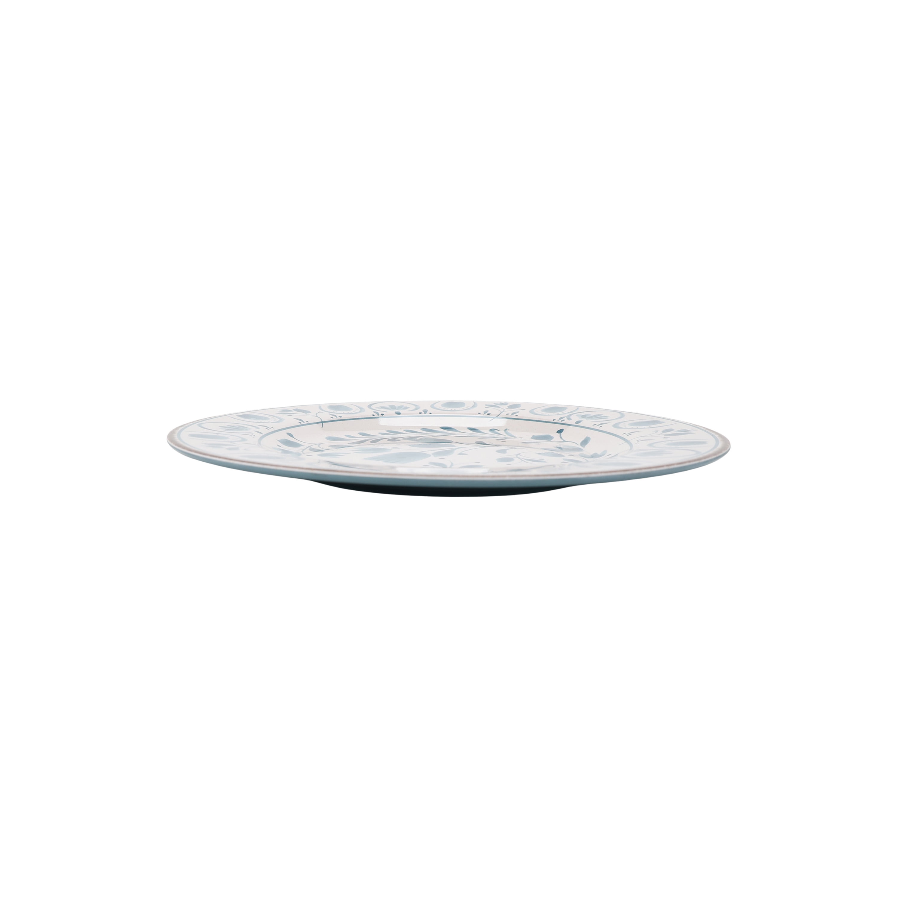 Better Homes & Gardens 11-inch Round Bamboo Melamine Dinner Plate, Blue