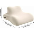 thumbnail image 5 of CNV 2025 Ergonomic Pillow with Ice Silk Fabric, Memory Foam Pillows Support for Back, Neck & Leg Pain Relief, Bed Pillow for Reading, Sleeping & Massage, Removable Washable Cover (Green), 5 of 7