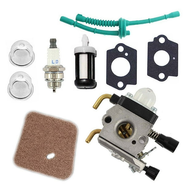 CAROOTU Fuel Line Carburetor Carb Kit for STIHL FS38 FS45 FS55