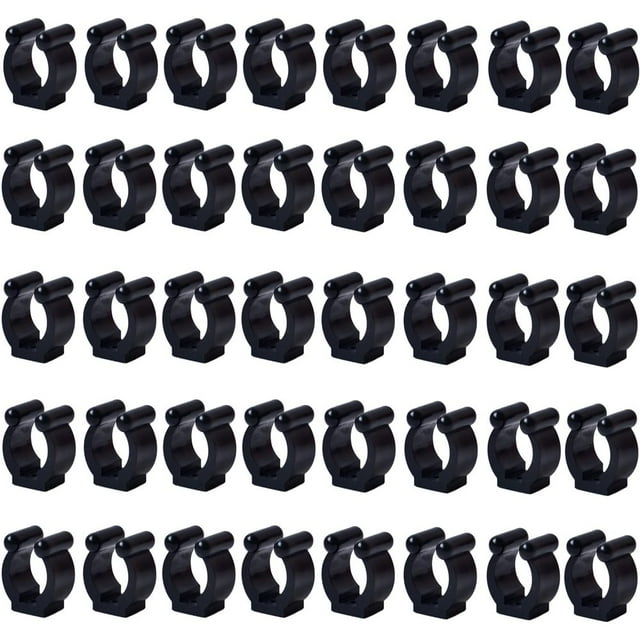 CNKOO 40 Pcs Clips Muraux pour Canne à Pêche Organisateurs de Rangement Support de Queue de Billard