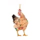 thumbnail image 2 of Colgate de Gallo Navideño, Acrílico, Diseño Artesanal Colorido, Decoración para Coche y Oficina, Ambiente Festivo, Regalo Navideño, Tamaño 8 X 0,4 Cm., 2 of 2