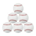 thumbnail image 1 of Unique Bargains 9 Inch Baseball Baseballs Soft Bulk Training Baseball Unmarked Baseballs for Youth, 6 Pack, 1 of 6