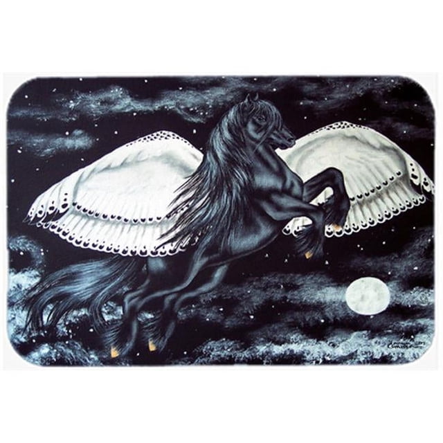 Carolines Treasures AMB1222LCB Noir Cheval Volant Grande Planche à Découper