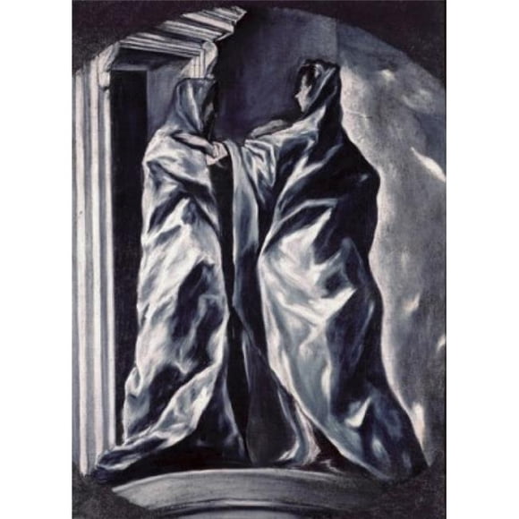 Posterazzi SAL260301 The Visitation 1610-14 El Greco 1541-1614 Greek Oil on Canvas Poster Print - 18 x 24 in.