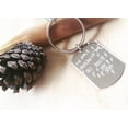 thumbnail image 2 of Mothers day gift, Child drawing, Handwriting key chain, custom signature Engraved key chain, gift for mom or grandma, actual handwritten., 2 of 5