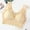 Khaki, variant on Patlollav Womens Plus Size Bras Seamless Lace Sports Bra Push Up Wireless Bra Ladies Underwear
