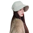 thumbnail image 4 of Fashion Wide Brim Foldable Portable Sun Hat Beach  Caps Quick-drying Visors Bucket Hat BEIGE, 4 of 8
