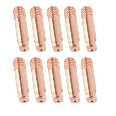 

Nozzle Contact Tips 10pcs 0.8mm 1.0mm Weld Torch Contact Tips For Industry Accessories For Welding Torch