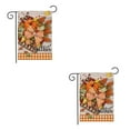 thumbnail image 3 of maskred Garden Flag Thanksgiving Day Double Sided Printed Banner Burlap Decoration Sign L 2Set, 3 of 6