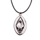 thumbnail image 2 of Collar para mujer, joyería para mujer, joyería para mujer, collar de metal con diseño de útero y personalidad a la moda para mujer., 2 of 5