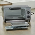 thumbnail image 4 of BLACK+DECKER 4-Slice Toaster Oven, Stainless Steel, TO1705SB, 4 of 8
