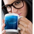 thumbnail image 2 of 3drose, Indonesia, Papua, Cenderawasih Bay. Whale Shark and Remoras., 11oz Magic Transforming Mug, 2 of 7