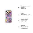 thumbnail image 6 of Aliens Trippy Eyes Case Compatible with iPhone 13,Aesthetic Art Design TPU Bumper Bumper Cover Case, 6 of 6