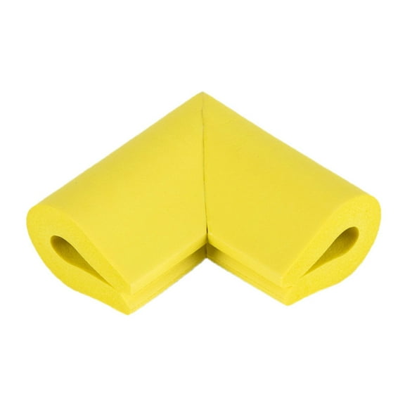 U-shaped anti-collision corner (yellow), 4Pcs U Shape Baby Anti Collision Table Desk Edge Corner Protector Cover U Angle Table Corner Baby Thickened Protective Cover Corner