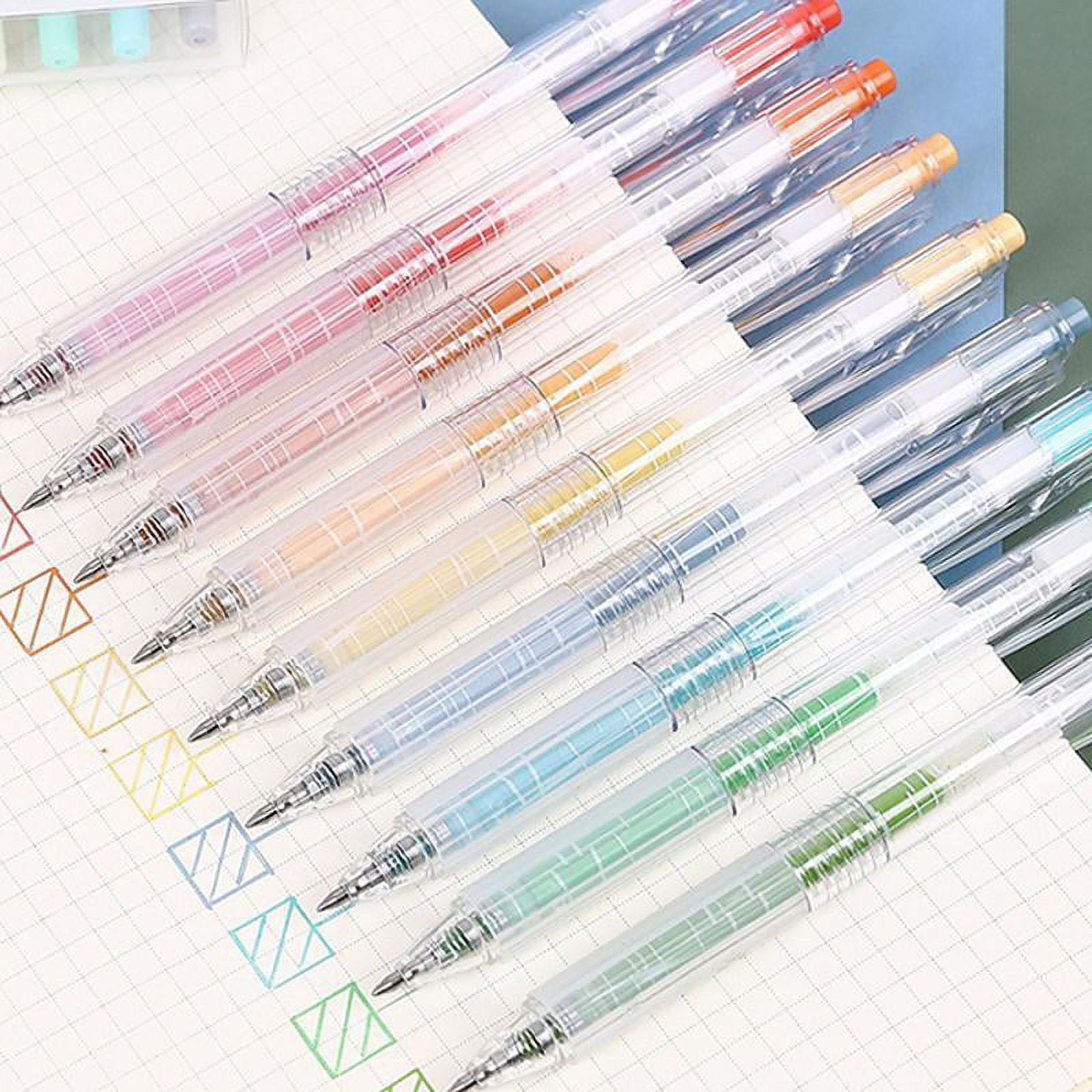 9 Pcss of Morandi Color Gel Pens, Retro Pocket Pen Set, Kawaii Japanese  Color Gel Pens for Students to Take Notes, Macaron Color Ink Gel Pen -   Sweden