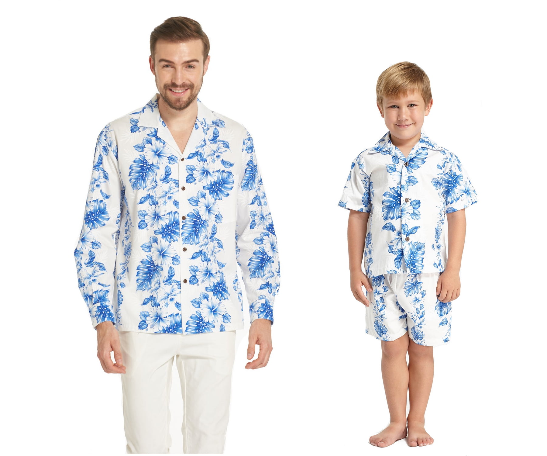 Baby Boys Childrens Retro Vintage Hawaii Printed Long Sleeve 100% Cotton Infants Tops