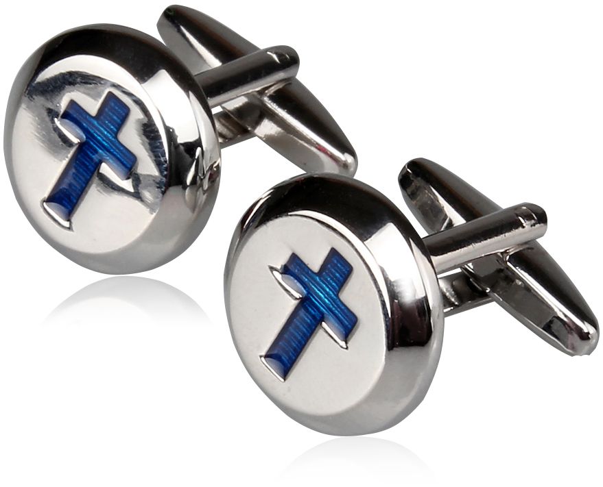 CuffDaddy Christian Cross Cufflinks