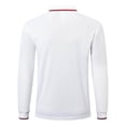 thumbnail image 2 of Mems Polo Shirts Long Sleeve Button Tee Shirt Loose Fit White Mens Summer Shirts Casual, 2 of 3