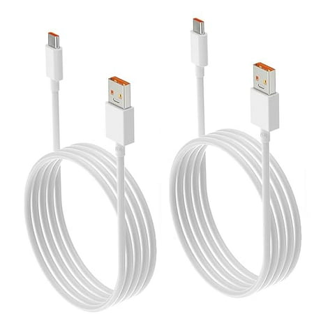 AceMonster 6A for Xiaomi Charger Cable, 66W USB Type C Fast Charging Cable for Xiaomi 14 13 12 12t 12s Pro Lite Redmi Note K60 K50 11 11s 12 Plus Poco X5 F4 X4, 3.28ft Cord (2 Pack)