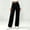 Black plus size wide leg jeans a1, variant on BRELIL Women Plus Size Wide Leg High Waisted Casual Streetwear Loose Long Pants Jeans, Brown 2XL