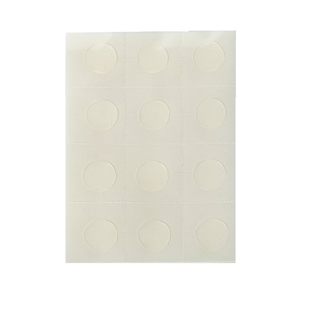 Advancent Punto de pegamento Embalaje ligero Plástico Adhesivo Sello de cera Pegatinas Accesorios de decoración Rodillo de cinta móvil sin rastro Kits de decoración para fiestas 13mm12 Granos Advancent HA047885-01