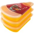 thumbnail image 1 of KEVJES 3 Ensembles Contenant de Rangement en Silicone Réutilisable pour Tranches de Pizza Restantes avec Couvercles Hermétiques - Sans BPA, Convient à une Tranche jusqu'à 16 Pouces, Économise l'Espace, Organisateur de Réfrigérateur (3 Jaunes), 1 of 8