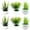 Green, variant on Artificial flowers,6Pack Artificial Succulent With Pots Small Succulents Indoor Succulent For Windowsills Bedroom Desk Bathroom Home Decor