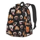 thumbnail image 1 of Disketp Different Breeds Of Dogs Mochila Escolar de Gran Capacidad y Peso Ligero, Mochila de Viaje Ideal para Escuela, Trabajo y Uso Diario, Cómoda y con Estilo, 1 of 8