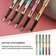 thumbnail image 4 of 5Pcs Metal Fountain Pen, Fine Nib Smooth Writing Pen Rainbow Color Fountain Pens Calligraphy Journal Pens without Ink Stationery Scribe Tool, 4 of 5