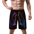 thumbnail image 2 of NICKSUN Men's Swim Trunks, Cute Print Quick Dry Summer Board Beach Shorts with Mesh Lining and Pockets, 2 of 6