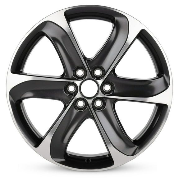 New OEM Surplus Wheel 20x8 in for 2018-2023 Buick Enclave Machined Face with Painted Inlay Charcoal 20 inch Aluminum Rim