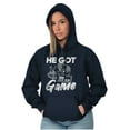 thumbnail image 4 of He Got Game Unisex Plus Fleece Graphic Hoodie Brisco Brands 3X, 4 of 5