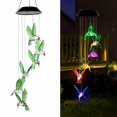 thumbnail image 1 of Carillón De Viento De Colibrí Solar Led, Color Cambiante A Prueba De Agua Seis Campanas De Viento De Colibrí Para Decoración De Jardín Nocturno De Fiesta En El Hogar -colibrí", 1 of 5
