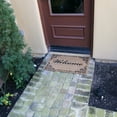 thumbnail image 4 of Rubber-Cal "All Weather Doormats" - 2 Coir Shoe Scraper Mats - 18" x 30", 4 of 5