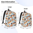 thumbnail image 3 of Yiaed Industrial Transportations Print Backpack, Premium Laptop Backpack, Travel Backpack for Women, Lightweight Backpacks, Comfortable Back Pack-Medium, 3 of 5