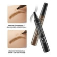 thumbnail image 6 of Eyeshadow and Eyeshadow Brush, Eyebrow Grooming Kit, Multifunctional Angled Brow Brush for Precise Hair-Like Strokes, Soft Synthetic Fibers, Waterproof Long-Lasting Eyeshadow Makeup Tool, 6 of 9