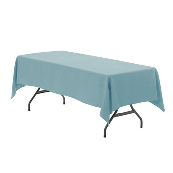 60 x 126 inch Rect. Polyester Tablecloth Dusty Blue