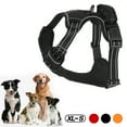 thumbnail image 1 of No Pull Dog Harness Front Clip Heavy Duty Reflective Easy Control Handle for Large Dog Walking(Black,S), 1 of 9