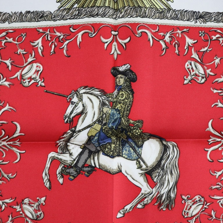Buy [HERMES] Hermes Carre 90 LVDOVICVS MAGNVS White Horse Louis XIV Silk  White Women's Scarf 【second hand】 from Japan - Buy authentic Plus exclusive  items from Japan