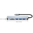 thumbnail image 2 of KAKOWELY Usb Adapter Kit For Laptop Users Aluminium Grey 1Pack Back to School, 2 of 7