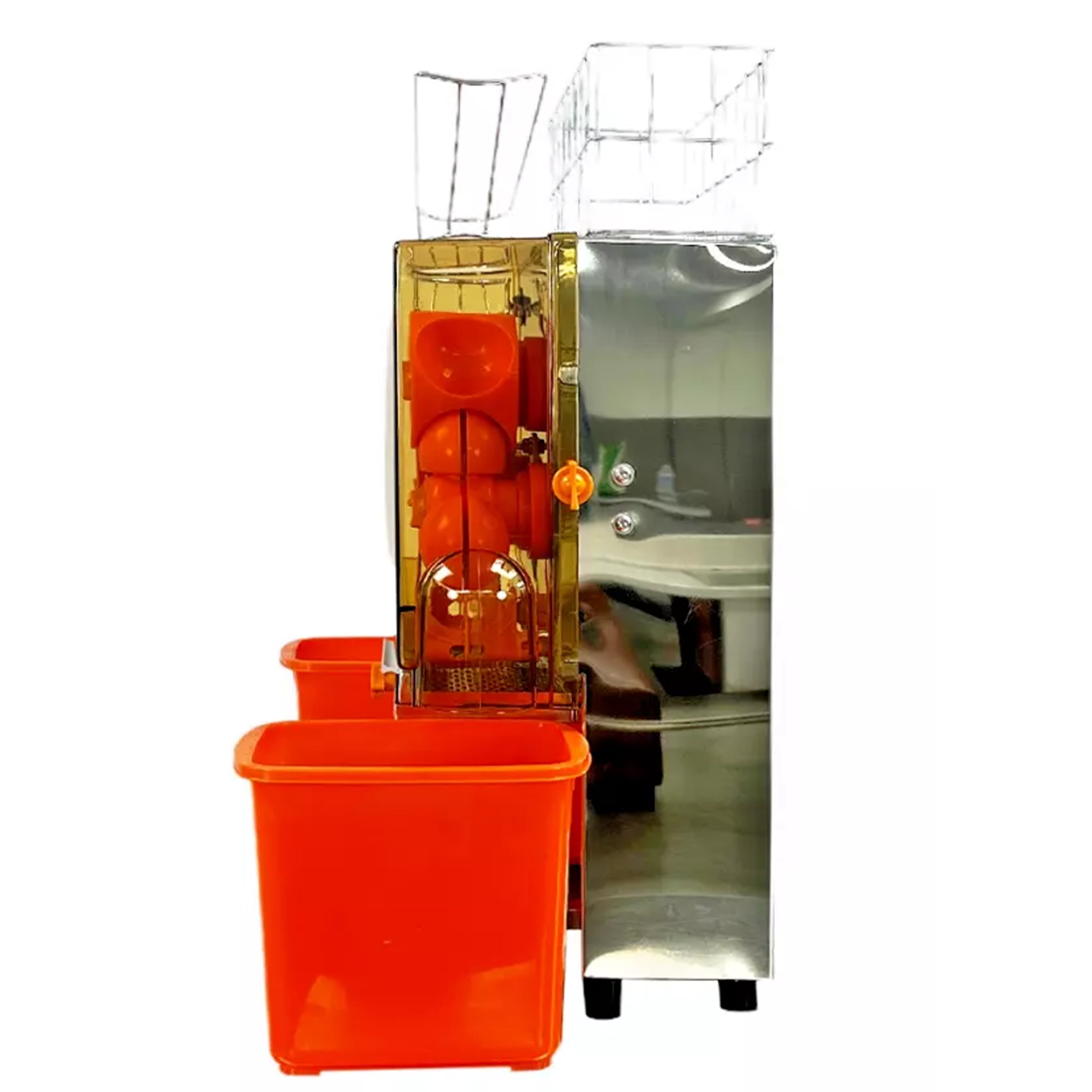NSF 110V Commercial Orange Juicer Squeezer, Automatic Extractor, Orange Juicer Squeezer Extractor Machine 20 Oranges/ Min