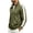 Army Green, variant on Men's Track Jacket Side Striped Long Sleeve Jogging Sweat Casual Zip Up Stand Collar Athletic Top with Pockets