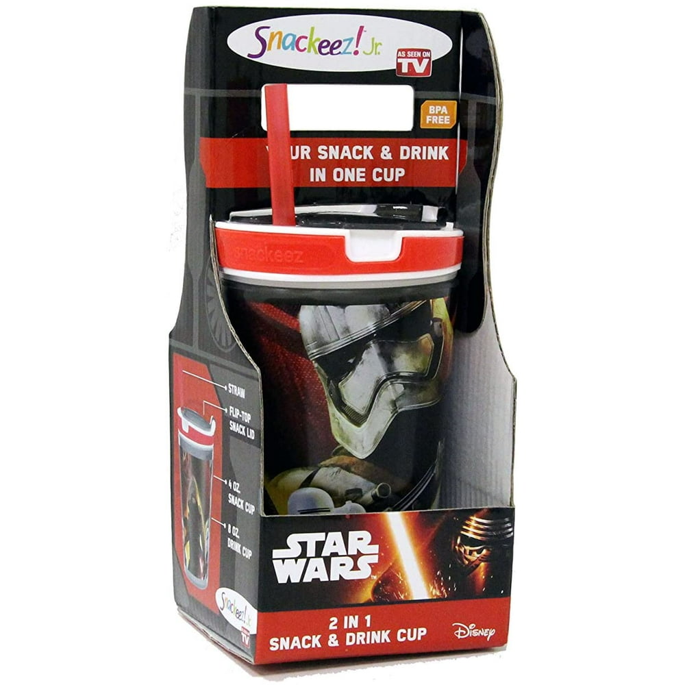 Snackeez Jr2in1 Snack & Drink Cup Star Wars 7 Movie Complete
