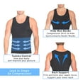 thumbnail image 3 of Insta Slim Racerback Tank with Front Panel Belt 1TRBB021, 3 of 12