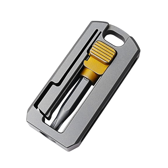 Titanium Alloy Screwdriver Magnetic Small Maintenance Combination Multifunctional Portable Outdoor Tools