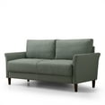 thumbnail image 5 of Woven Paths Jackie Fabric Sofa Couch, Green Stone, 5 of 7