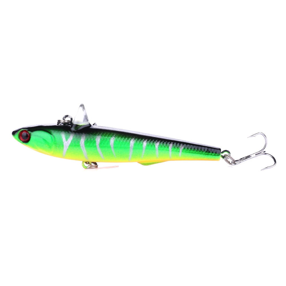 HENGJIA Fishing Lures, Pencil Plopper Fishing Lures for Bass Trout Perch, Sinking Fishing Lure with Deep Diving Minnow Pencil Popper Bass Bait for Freshwater or Saltwater