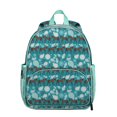 thumbnail image 1 of Rural Horse Lovers Student Backpack – Wild Foal Print With Floral Rainbow Retro Pony Farm Cute Pattern Design, 1 of 6