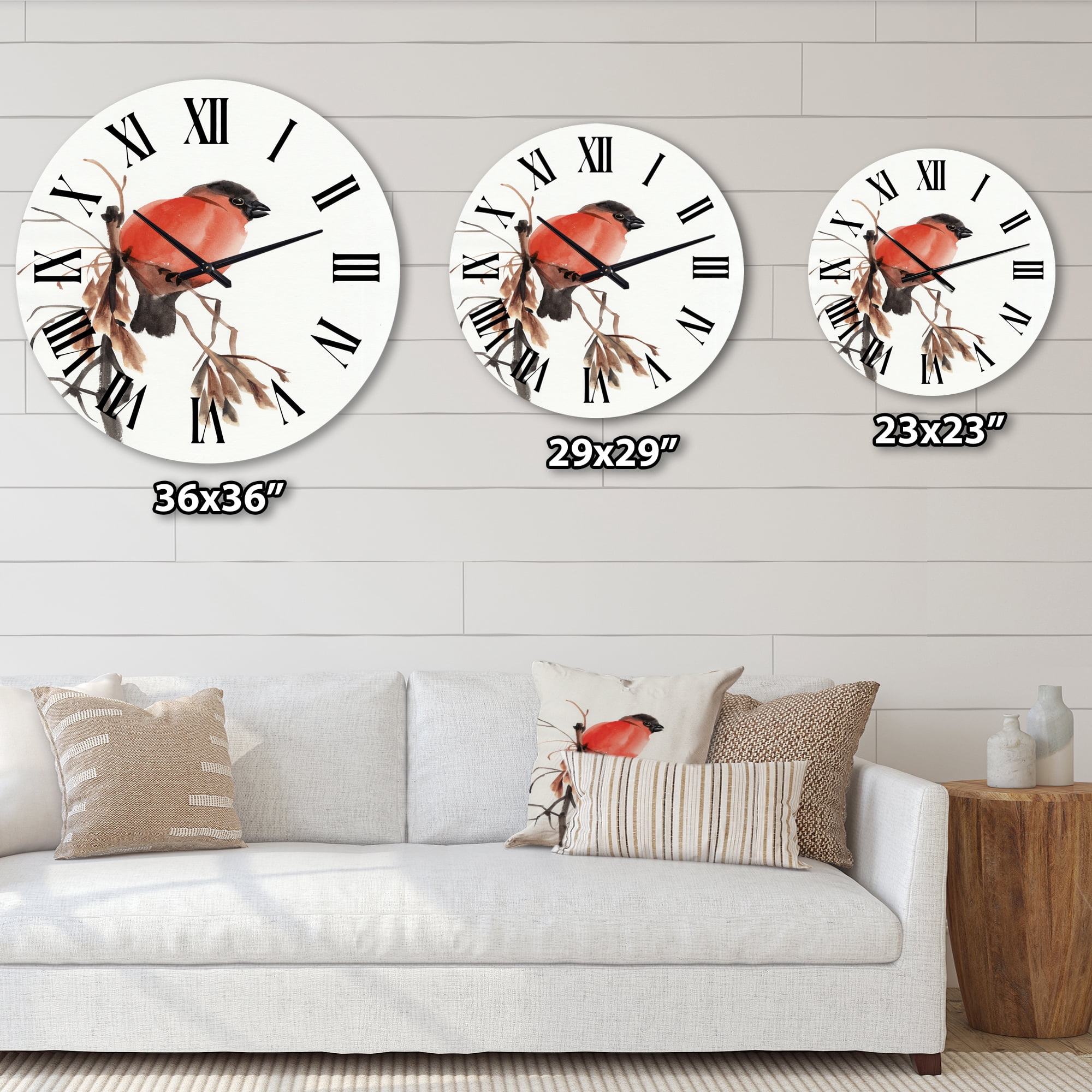 Designart 1 in Traditional Wall Clock